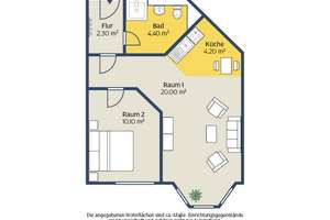 Single-Wohnung in Uni- und Innenstadtnähe – 4109 Zentrum-West, Leipzig – Vorschaubild 2