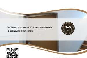 Vermietete 4 Zimmer Maisonettewohnung in Hannover-Ricklingen – Göttinger Hof 10, 30453 Ricklingen (Ortsteil), Hannover – Vorschaubild 2