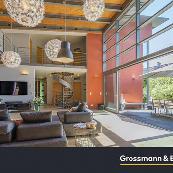 PROVISIONSFREI! Modernes Architektenhaus - ideal als Mehrgenerationenhaus oder für Familie und Büro