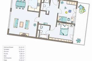 Modernes Wohnen am Rhein – 100 m² | 2 Bäder | Terrasse | TG | provisionsfrei – Fürstenwall 7, 40219 Unterbilk, Düsseldorf – Vorschaubild 21