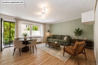 Kurze Wege, viel Grün, ab sofort bezugsfrei: Gepflegte Wohnung in München-Giesing