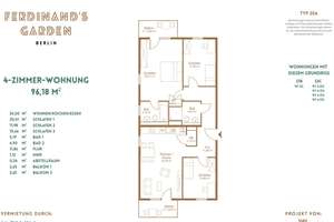 Moderne 4-Zimmer-Wohnung mit 2 BALKONEN, 2 BÄDERN und EBK im Neubauquartier 'Ferdinand's Garden' – Plauener Strasse 102, 13055 Alt-Hohenschönhausen, Berlin – Vorschaubild 17