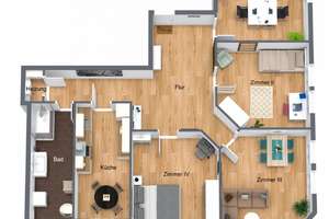 4 Zimmer Altbauwohnung in Top Zustand mit Blick in den Park – Die vollständige Adresse der Immobilie erhältst du vom Anbieter., 21073 Harburg (Ortsteil), Hamburg – Vorschaubild 7
