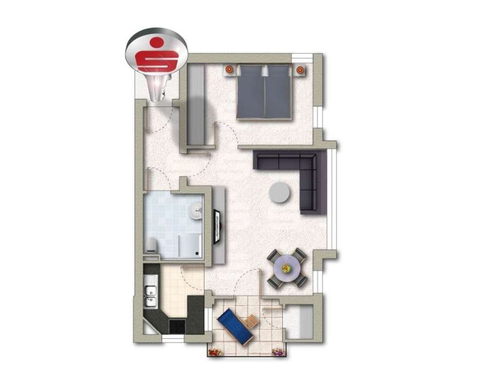 Immobilie in Böhmenkirch - Schöne 2-Zimmer Wohnung in Böhmenkirch - Bild 3