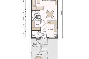Reihenmittelhaus mit Süd-Terrasse und Garten - sofort bezugsfrei – Die vollständige Adresse der Immobilie erhältst du vom Anbieter., 25746 Heide – Vorschaubild 13