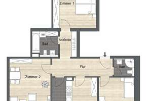 Attraktive Wohnung im Graphischen Viertel | Ruhige Lage | Balkon | 2 Bäder | Bezugsfrei ab Oktober – Die vollständige Adresse der Immobilie erhältst du vom Anbieter., 4103 Zentrum-Ost, Leipzig – Vorschaubild 3