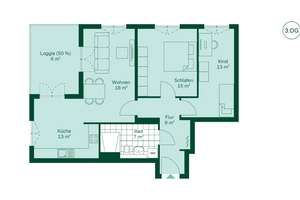 3-Zimmerwohnung im Neubau mit EBK und TG-Stellplatz – Georg-Klingenberg-Straße 11, 10318 Karlshorst, Berlin – Vorschaubild 1