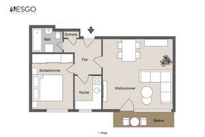 Solide Kapitalanlage in Westend: Vermietete 2-Zimmer-Wohnung mit Balkon – Die vollständige Adresse der Immobilie erhältst du vom Anbieter., 14055 Westend, Berlin – Vorschaubild 11