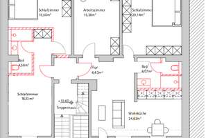 Erstbezug nach Sanierung – 4 Zimmerwohnung mit offener Wohnküche – Schützenstraße 84, 42281 Barmen, Wuppertal – Vorschaubild 2