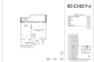 EDEN Tower/14.OG/ Panoramablick/ Gym & 24/7 Concierge/ 2-Zimmer – 60327 Gallus, Frankfurt am Main – Vorschaubild 16