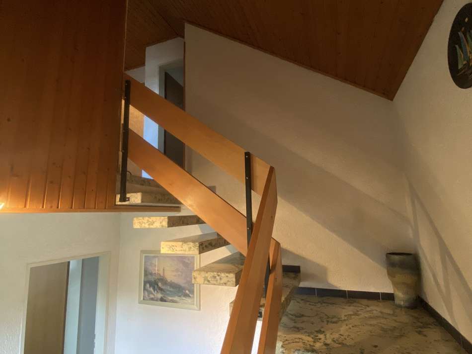 Treppe ins Dachgeschoss