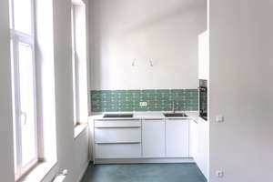 Coole lässige Altbauwohnung, begehbarer Kleiderschrank, voll eingerichtet, BOLON Designboden – Herzogstraße 25, 40215 Friedrichstadt, Düsseldorf – Vorschaubild 10