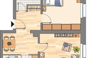 Ab sofort! 2-Zimmer-Wohnung in Dortmund Bövinghausen – 44388 Bövinghausen, Dortmund – Vorschaubild 2
