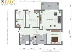 Knapp 100 m² große 4-Zimmer-Wohnung in begehrter Lage in Heilbronn-Ost! - FALC Immobilien – Die vollständige Adresse der Immobilie erhältst du vom Anbieter., 74074 Heilbronn, Heilbronn – Vorschaubild 20