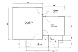 +++DOTZHEIM: AUF DER EICH: 1 ZIMMER APARTMENT MIT EBK UND TERRASSE+++ – Auf der Eich 15, 65199 Dotzheim, Wiesbaden – Vorschaubild 8