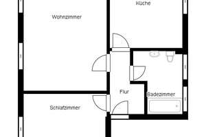 2-Zimmer-Wohnung mit WBS in Dortmund Husen – 44319 Kurl-Husen, Dortmund – Vorschaubild 2