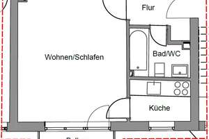 Kompakt geschnittene, helle 1-Zimmer-Wohnung mit Balkon nahe dem Zentrum von Fürstenfeldbruck – Nibelungenstraße 18, 82256 Fürstenfeldbruck – Vorschaubild 10