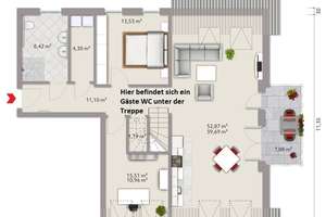 WE 07: Großzügige Maisonnettewohnung mit Balkon! – Die vollständige Adresse der Immobilie erhältst du vom Anbieter., 40627 Unterbach, Düsseldorf – Vorschaubild 3