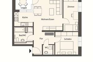 - Schönes Wohnen mit urbanem Flair - Attraktive 3-Zimmer-Wohnung in Stuttgart-Nord – Die vollständige Adresse der Immobilie erhältst du vom Anbieter., 70191 Am Pragfriedhof, Stuttgart – Vorschaubild 9