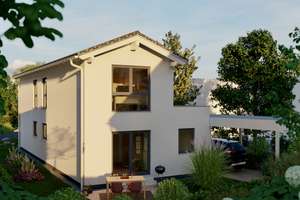 Neubau-EFH mit 4,5 Zimmern: Kompakt, modern, freistehend, mit kleinem Garten u.traumhaftem Fernblick – Agathaberg 16c, 51688 Wipperfürth – Vorschaubild 3