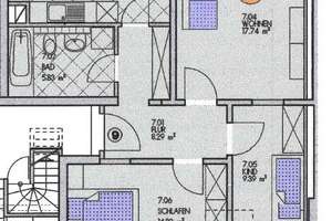Gemütliche 3-Raum-Dachgeschosswohnung mit Balkon – Kanzlerstraße 41, 9112 Kaßberg, Chemnitz – Vorschaubild 2