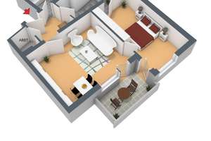 Mit Blick über Wuppertal - Modernisierte 2-Zimmer-Wohnung in Wuppertal Barmen – Haspeler Straße 24, 42285 Barmen, Wuppertal – Vorschaubild 2