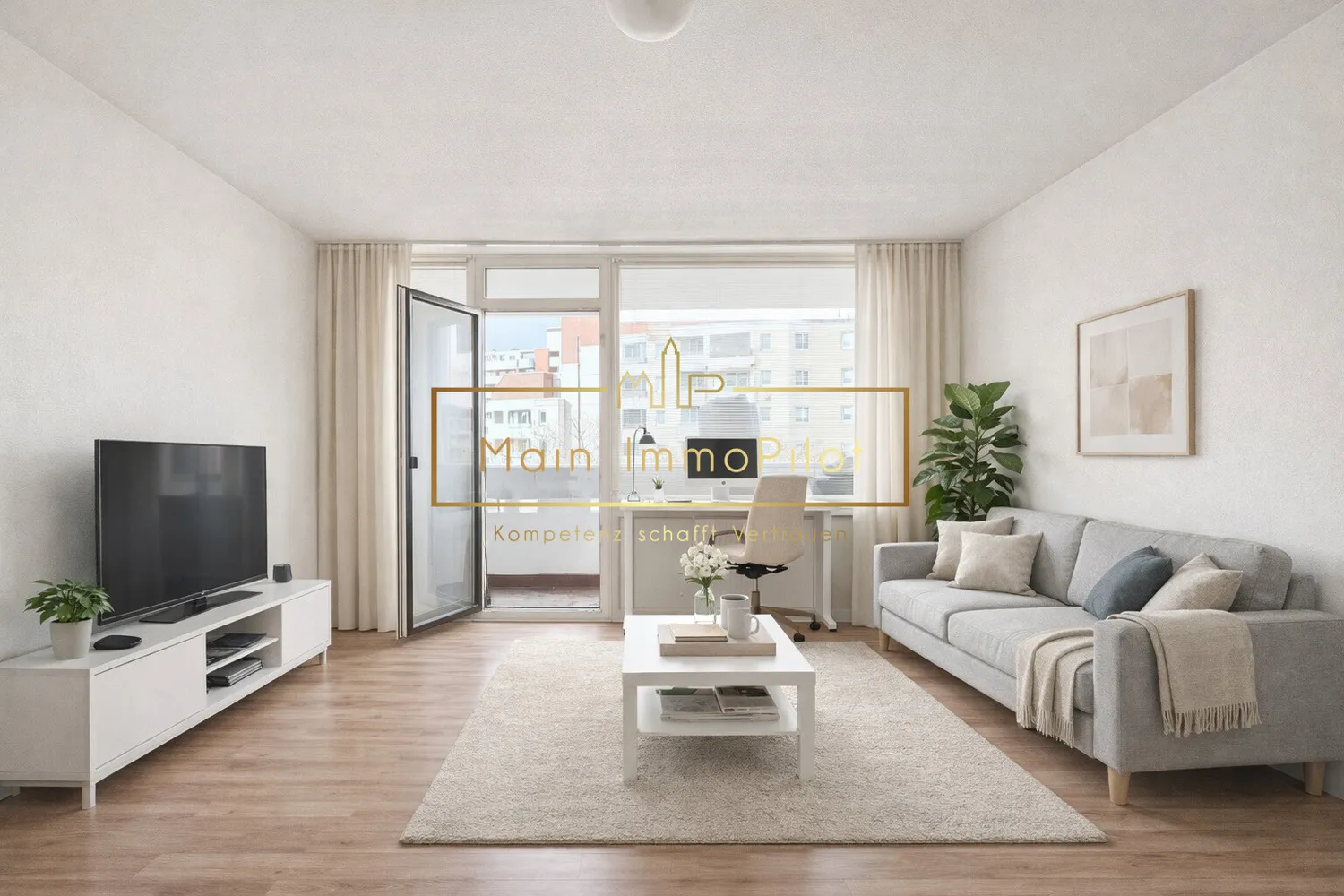 Geräumiges Apartment mit Sonnenbalkon & Skyline-Blick im beliebten Sachsenhausen, Frankfurt am Main – Bild 1