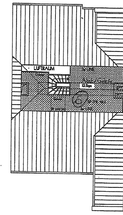 Grundriss Maisonette oben
