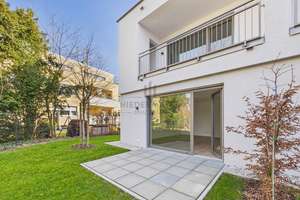 NEUBAU: Charmante 2-Zi.-Erdgeschosswohnung mit TG-Einzelstellplatz (optional) in Forstenried