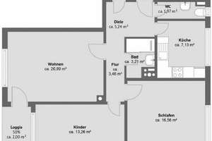 Stilvoll sanierte 3-Zimmer-Wohnung in ruhiger Lage – Wohlfühlen und Entspannung garantiert – Die vollständige Adresse der Immobilie erhältst du vom Anbieter., 81927 Englschalking, München – Vorschaubild 14