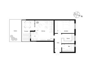 Stilvolle 2-Zimmer-Wohnung mit Südwest-Terrasse in Mainz-Gonsenheim – Die vollständige Adresse der Immobilie erhältst du vom Anbieter., 55122 Gonsenheim, Mainz – Vorschaubild 12