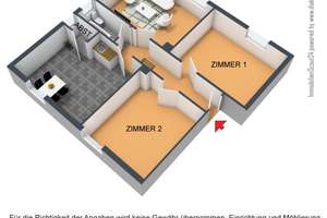Helle 3-Zimmer-Wohnung in beliebter Lage von  Wuppertal Elberfeld – Hansastraße 53, 42109 Uellendahl-Katernberg, Wuppertal – Vorschaubild 2