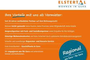 2-Raumwohnung // Aufzug // ebenerdiger Zugang Haus // Debschwitz – Eiselstraße 111/224, 7548 Debschwitz, Gera – Vorschaubild 11