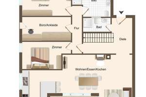 Exklusive Maisonettenwohnung: Modernes Wohnen auf 210 m² mit Stil und Komfort – Die vollständige Adresse der Immobilie erhältst du vom Anbieter., 75203 Königsbach-Stein – Vorschaubild 12
