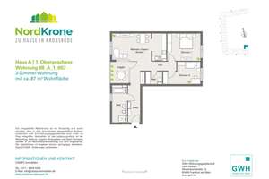Neubaugebiet Hannover Kronsrode Einbauküche, Loggia, Fußbodenhzg, Tageslichtbad, Lift, Keller, TG – Christine-Hardt-Straße 7, 30539 Bemerode, Hannover – Vorschaubild 12