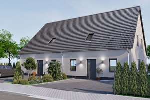 Neubau Doppelhaushälfte inkl. Grundstück in perfekter Lage, Südwestausrichtung, FBH, A+, PV, Lüftung