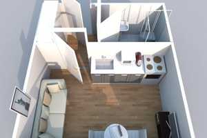 *City Apartment* 1 Zimmer-Apartment Möbliert All-In – Warendorferstr. 177, 48145 Münster – Vorschaubild 5