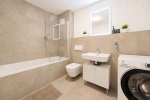 Frisch sanierte 2-RW im DG* neue EBK* Süd-Balkon* moderne Möblierung* Bad mit Wanne* AK* PKW-SP* – Am Weißiger Bach 30b, 1328 Weißig, Dresden – Vorschaubild 13