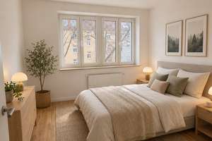 Strandnah & hochwertig kernsaniert, Stilvolle 3-Zimmer-Wohnung mit Balkon in Warnemünde