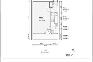 KLEIN UND MEIN IN LICHTERFELDE-WEST! LICHT UND KLAR OBENDREIN – Drakestraße 60A, 12205 Lichterfelde, Berlin – Vorschaubild 13