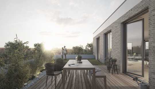 Bild von Haus als Penthouse – mit 57 m² Dachterrasse statt Garten