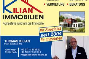 KILIAN IMMOBILIEN!  PERFEKTE 4 ZI. WOHNUNG AUS 2006 MIT 104 M² IM 1. OG EINES 3-PART.-H. IN HIP! EBK – Die vollständige Adresse der Immobilie erhältst du vom Anbieter., 91161 Hilpoltstein – Vorschaubild 63