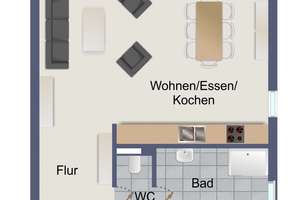 Sentruper Höhe. 5-Zimmer-Wohnung, 133 m² Wfl, Dachterrasse und Stellplatz – 48149 Sentrup, Münster – Vorschaubild 4
