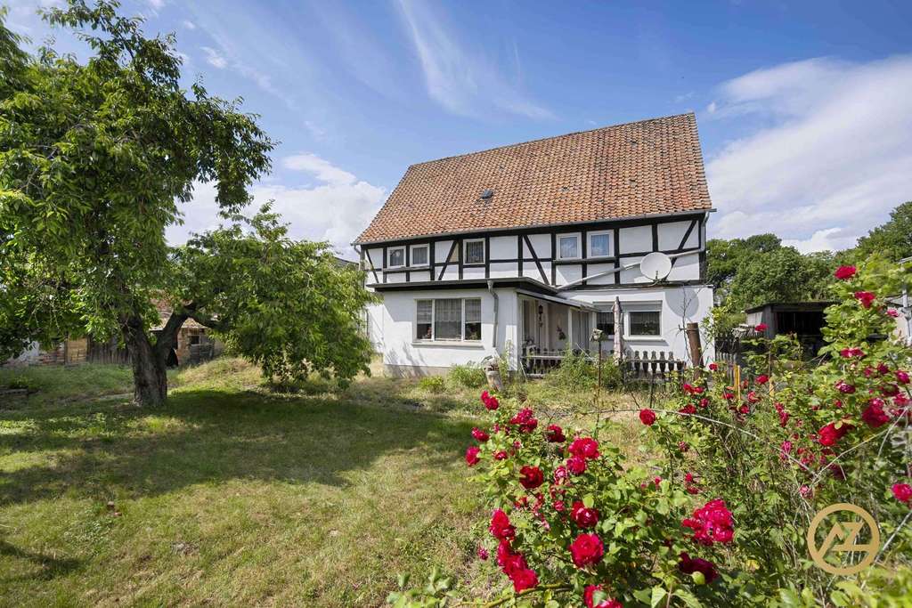 Immobilie in Eilsleben - „Weitläufiges Grundstück mit Fachwerkhaus in Drakenstedt – sanieren, gestalten oder neu bebauen“ - Bild 0