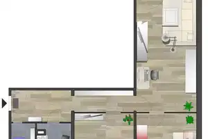 Neu sanierte 3-Raum-Erdgeschosswohnung mit Balkon – Altendorfer Str. 50, 9113 Chemnitz – Vorschaubild 2
