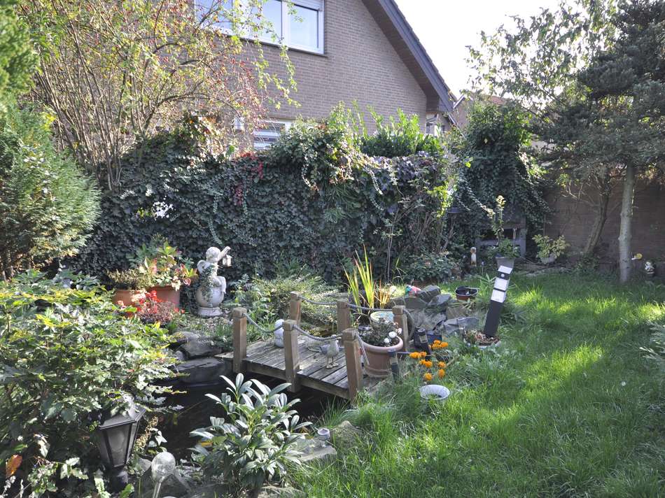 Teichanlage im Garten