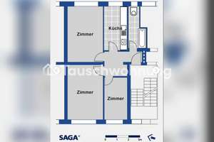 Tauschwohnung: Gemütliche Wohnung in Hamburg-Eißendorf – Die vollständige Adresse der Immobilie erhältst du vom Anbieter., 21073 Eißendorf, Hamburg – Vorschaubild 1