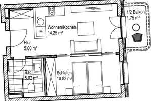 Nachmieter per 16.06.: Einbauschränke | Balkon | Einbauküche | Duschbad | Parkett & Zentrum! – Prager Straße 12a, 4103 Leipzig – Vorschaubild 10