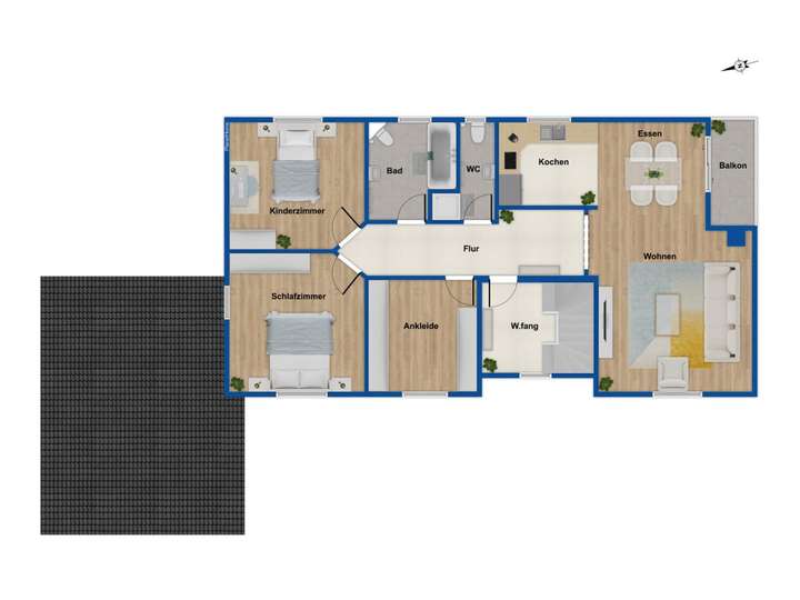 Grundriss Obergeschoss