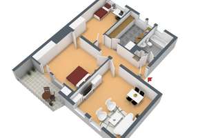 Platz für die ganze Familie 4 Zimmer Wohnung in Wuppertal Elberfeld – Distelbeck 30, 42119 Elberfeld, Wuppertal – Vorschaubild 2